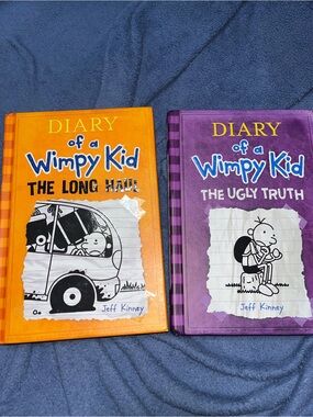 Diary of a Wimpy Kid Hardcover Book Bundle 2 Hardcovers as pictured both books